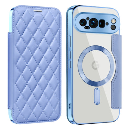 Shield Magsafe RFID Anti-theft Rhombus Leather Phone Case, For Google Pixel 11 Pro XL, For Google Pixel 11, For Google Pixel 11 Pro, For Google Pixel 10a, For Google Pixel 10 Pro XL, For Google Pixel 9 Pro XL, For Google Pixel 9 Pro, For Google Pixel 9...