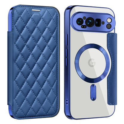 Shield Magsafe RFID Anti-theft Rhombus Leather Phone Case, For Google Pixel 11 Pro XL, For Google Pixel 11, For Google Pixel 11 Pro, For Google Pixel 10a, For Google Pixel 10 Pro XL, For Google Pixel 9 Pro XL, For Google Pixel 9 Pro, For Google Pixel 9...