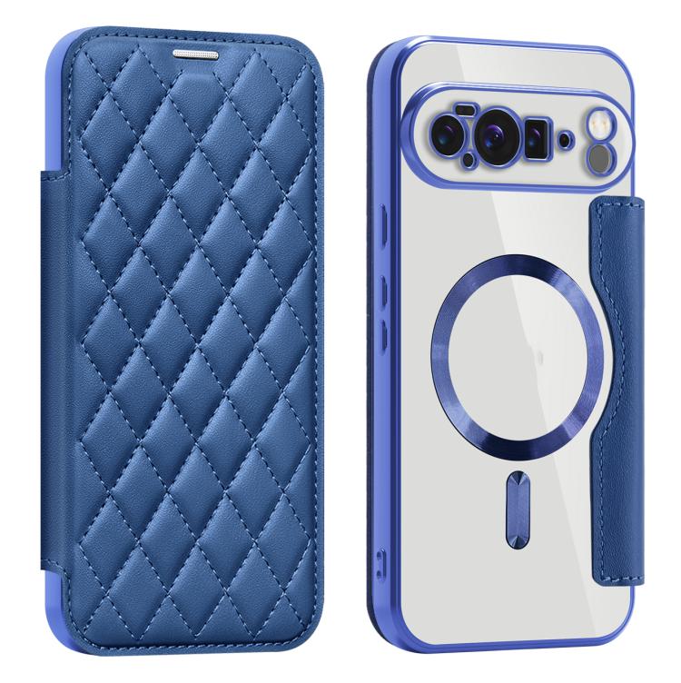 Shield Magsafe RFID Anti-theft Rhombus Leather Phone Case, For Google Pixel 11 Pro XL, For Google Pixel 11, For Google Pixel 11 Pro, For Google Pixel 10a, For Google Pixel 10 Pro XL, For Google Pixel 9 Pro XL, For Google Pixel 9 Pro, For Google Pixel 9...
