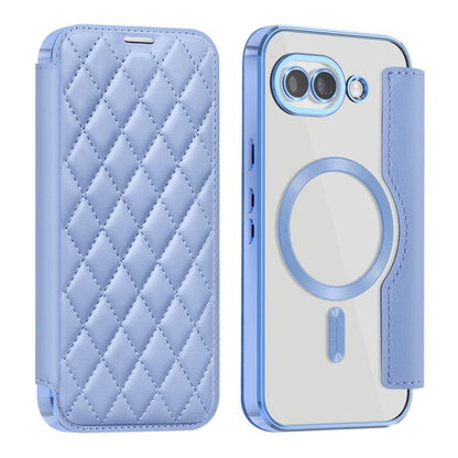 Shield Magsafe RFID Anti-theft Rhombus Leather Phone Case, For Google Pixel 11 Pro XL, For Google Pixel 11, For Google Pixel 11 Pro, For Google Pixel 10a, For Google Pixel 10 Pro XL, For Google Pixel 9 Pro XL, For Google Pixel 9 Pro, For Google Pixel 9...