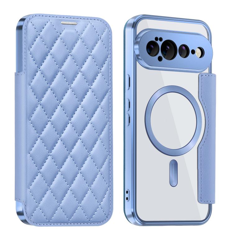 Shield Magsafe RFID Anti-theft Rhombus Leather Phone Case, For Google Pixel 11 Pro XL, For Google Pixel 11, For Google Pixel 11 Pro, For Google Pixel 10a, For Google Pixel 10 Pro XL, For Google Pixel 9 Pro XL, For Google Pixel 9 Pro, For Google Pixel 9...