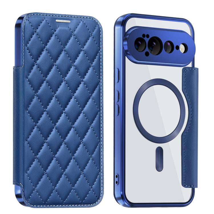 Shield Magsafe RFID Anti-theft Rhombus Leather Phone Case, For Google Pixel 11 Pro XL, For Google Pixel 11, For Google Pixel 11 Pro, For Google Pixel 10a, For Google Pixel 10 Pro XL, For Google Pixel 9 Pro XL, For Google Pixel 9 Pro, For Google Pixel 9...