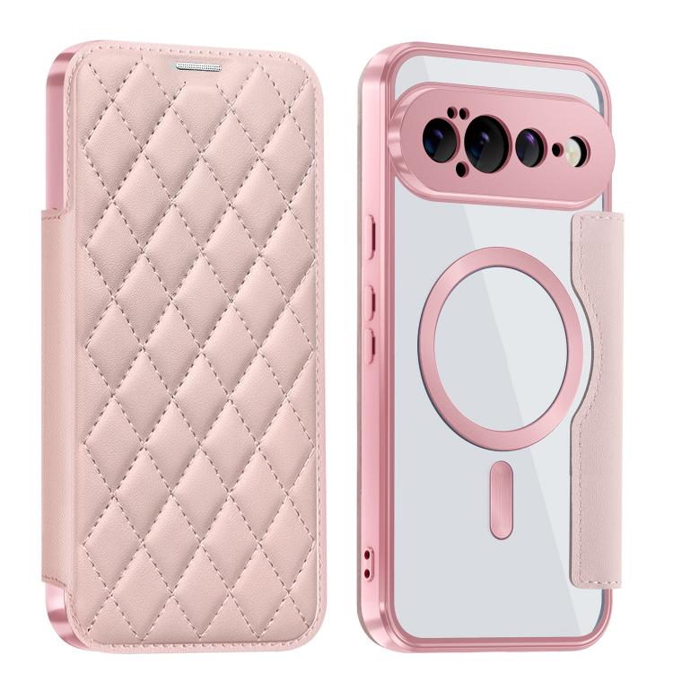 Shield Magsafe RFID Anti-theft Rhombus Leather Phone Case, For Google Pixel 11 Pro XL, For Google Pixel 11, For Google Pixel 11 Pro, For Google Pixel 10a, For Google Pixel 10 Pro XL, For Google Pixel 9 Pro XL, For Google Pixel 9 Pro, For Google Pixel 9...