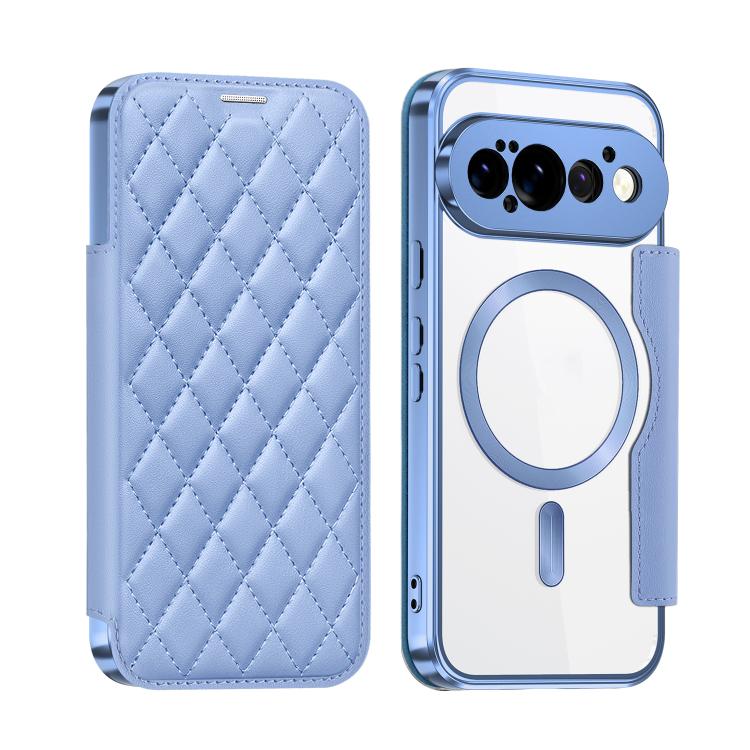 Shield Magsafe RFID Anti-theft Rhombus Leather Phone Case, For Google Pixel 11 Pro XL, For Google Pixel 11, For Google Pixel 11 Pro, For Google Pixel 10a, For Google Pixel 10 Pro XL, For Google Pixel 9 Pro XL, For Google Pixel 9 Pro, For Google Pixel 9...