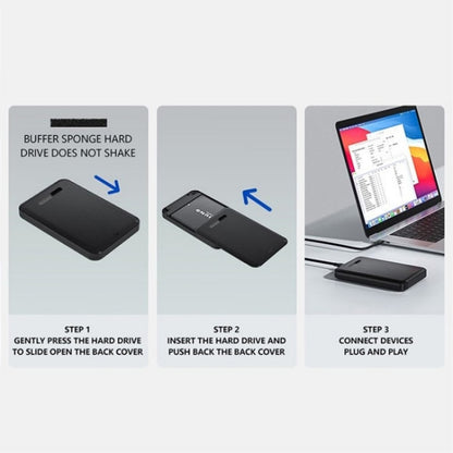 H8 2.5-inch SATA Mechanical Solid-State SSD Hard Drive Box For Windows / Mac / Linux, H8