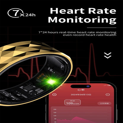 R12M SIZE 20 Smart Ring, Support Health Monitoring / Multiple Exercise Modes