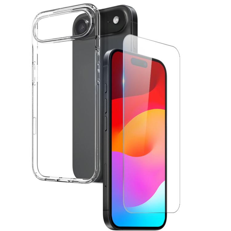 NORTHJO 2 in 1 TPU Phone Case Screen Protector Tempered Glass Film