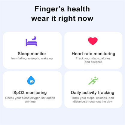 R06 SIZE 9 Smart Ring, Support Heart Rate / Blood Oxygen / Sleep Monitoring / Multiple Sports Modes