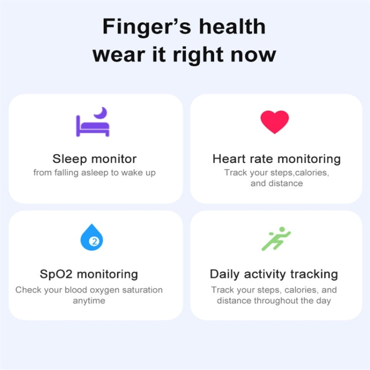 R06 SIZE 12 Smart Ring, Support Heart Rate / Blood Oxygen / Sleep Monitoring / Multiple Sports Modes