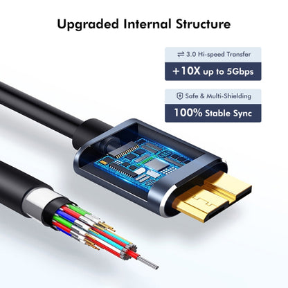 ENKAY USB 3.0 A to USB 3.0 Micro B 5Gbps Data Camera Hard Drive Cable, 0.5m, 1m, 1.5m