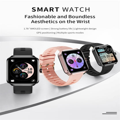 Montre intelligente NX22 avec écran couleur 1,78 pouce, prise en charge des appels Bluetooth / surveillance de la santé