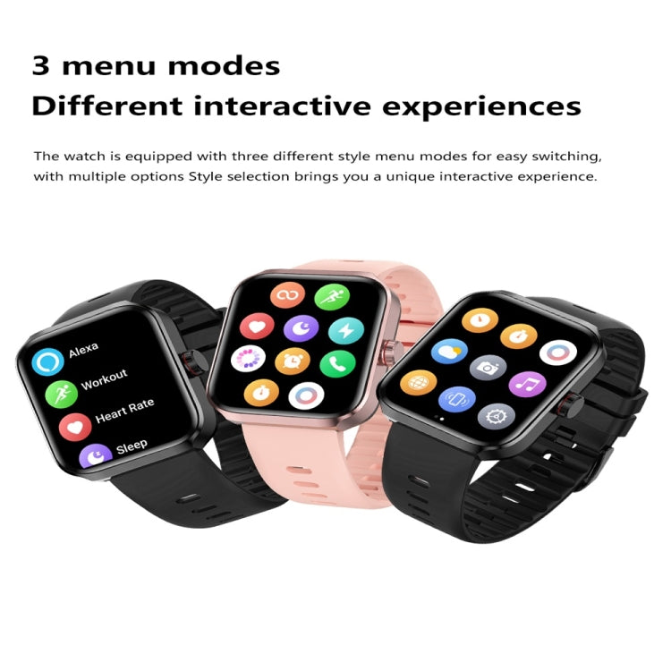 Montre intelligente NX22 avec écran couleur 1,78 pouce, prise en charge des appels Bluetooth / surveillance de la santé