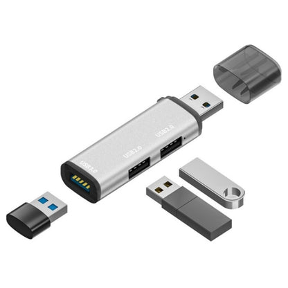 ADS-302A 3 in 1 USB to USB 3.0 / 2.0 Hub Expansion Station USB Adapter