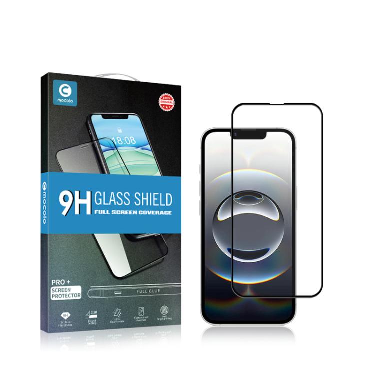 mocolo 2.5D Full Glue Full Cover Tempered Glass Film, For iPhone 16e, For iPhone 16 Pro, For iPhone 16 Plus, For iPhone 16, For iPhone 16 Pro Max