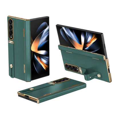 Retractable Wrist Strap Invisible Stand Phone Case, For Galaxy Z Fold8 Ultra 5G, For Galaxy Z Fold7, For Galaxy Z Fold6, For Galaxy Z Fold5, For Galaxy Z Fold4, For Galaxy Z Fold3