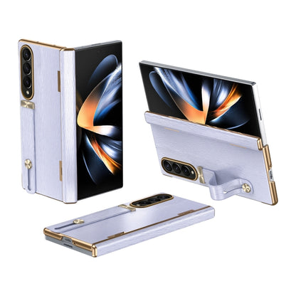 Retractable Wrist Strap Invisible Stand Phone Case, For Galaxy Z Fold8 Ultra 5G, For Galaxy Z Fold7, For Galaxy Z Fold6, For Galaxy Z Fold5, For Galaxy Z Fold4, For Galaxy Z Fold3