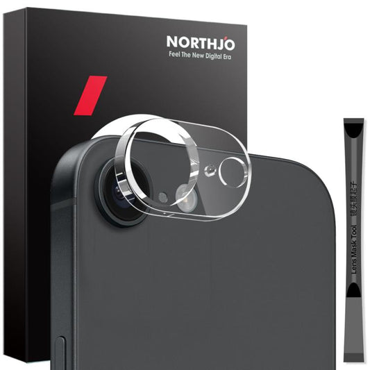 NORTHJO Camera Lens Protector 3D HD Tempered Glass Film, For iPhone 17e / 16e, For iPhone 17 Pro Max, For iPhone 17 Pro, For iPhone 17, For iPhone Air, For iPhone 16 Pro / 16 Pro Max, For iPhone 16 / 16 Plus, For iPhone 15 Pro / 15 Pro Max             ...