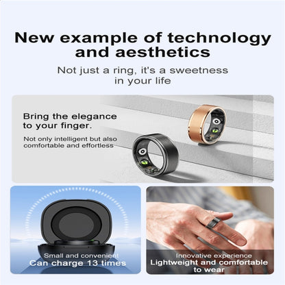 R03 SIZE 11 Smart Ring, Support Heart Rate / Blood Oxygen / Sleep / Multiple Sports Modes