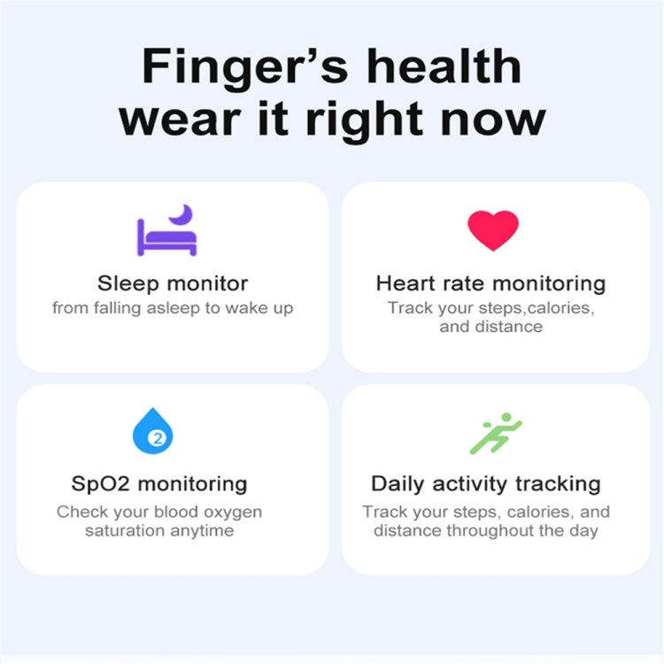 R03 SIZE 12 Smart Ring, Support Heart Rate / Blood Oxygen / Sleep / Multiple Sports Modes