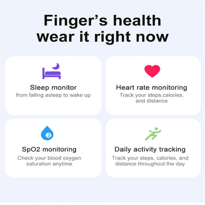 R03 SIZE 12 Smart Ring, Support Heart Rate / Blood Oxygen / Sleep / Multiple Sports Modes