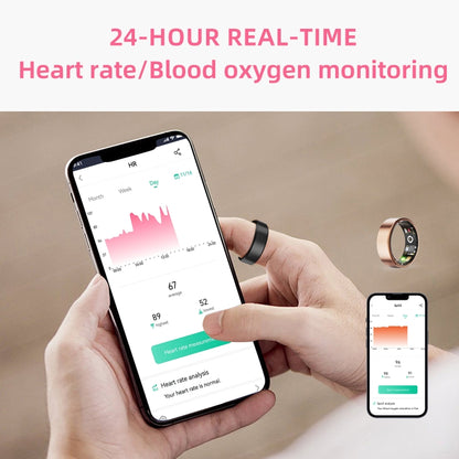 R11M SIZE 7 Smart Ring, Support Heart Rate / Blood Oxygen / Sleep / Multiple Sports Modes