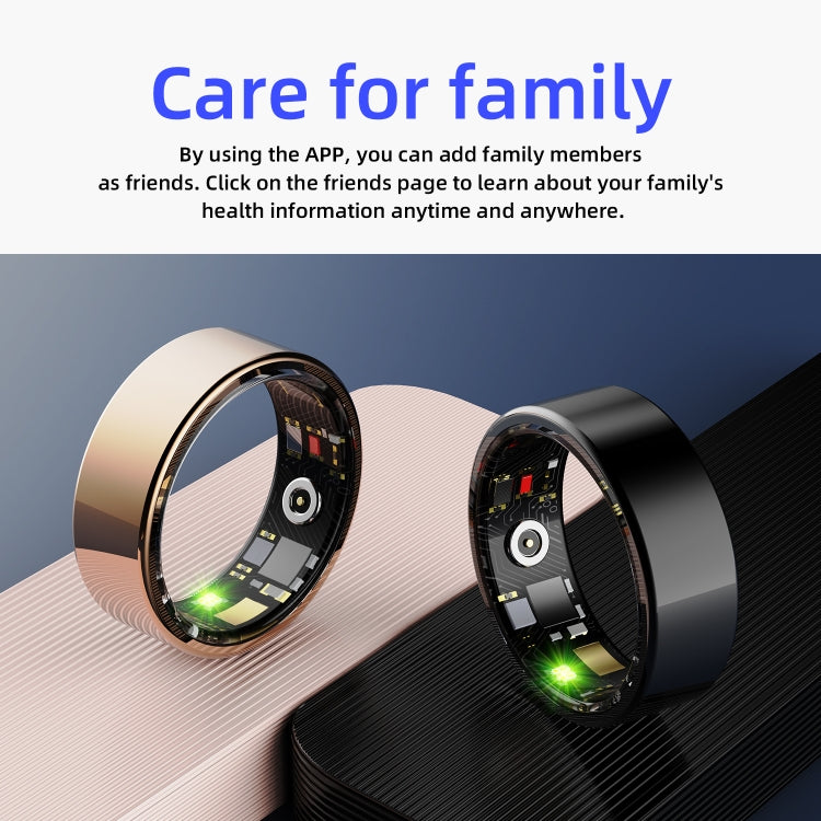 R11M SIZE 8 Smart Ring, Support Heart Rate / Blood Oxygen / Sleep / Multiple Sports Modes