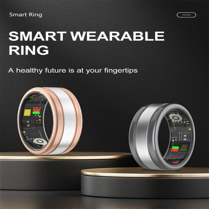 R18 SIZE 12 Smart Ring, Support Heart Rate / Blood Oxygen / Sleep / Multiple Sports Modes