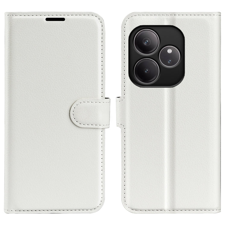 Litchi Texture Horizontal Flip Leather Phone Case with Holder, For Realme 13+ 5G, For Realme 13 Pro 5G, For Realme GT 6 5G, For Realme C85 5G / 15x 5G, For Realme 15 5G / 15 Pro 5G