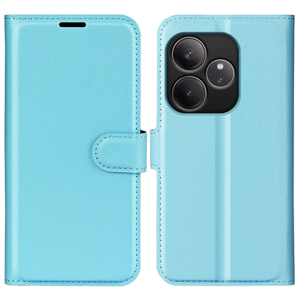 Litchi Texture Horizontal Flip Leather Phone Case with Holder, For Realme 13+ 5G, For Realme 13 Pro 5G, For Realme GT 6 5G, For Realme C85 5G / 15x 5G, For Realme 15 5G / 15 Pro 5G
