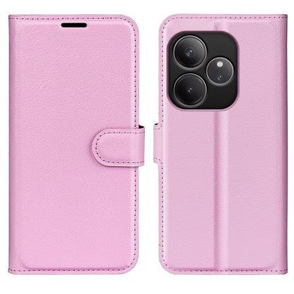 Litchi Texture Horizontal Flip Leather Phone Case with Holder, For Realme 13+ 5G, For Realme 13 Pro 5G, For Realme GT 6 5G, For Realme C85 5G / 15x 5G, For Realme 15 5G / 15 Pro 5G
