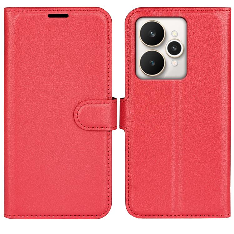 Litchi Texture Horizontal Flip Leather Phone Case with Holder, For Realme 13+ 5G, For Realme 13 Pro 5G, For Realme GT 6 5G, For Realme C85 5G / 15x 5G, For Realme 15 5G / 15 Pro 5G