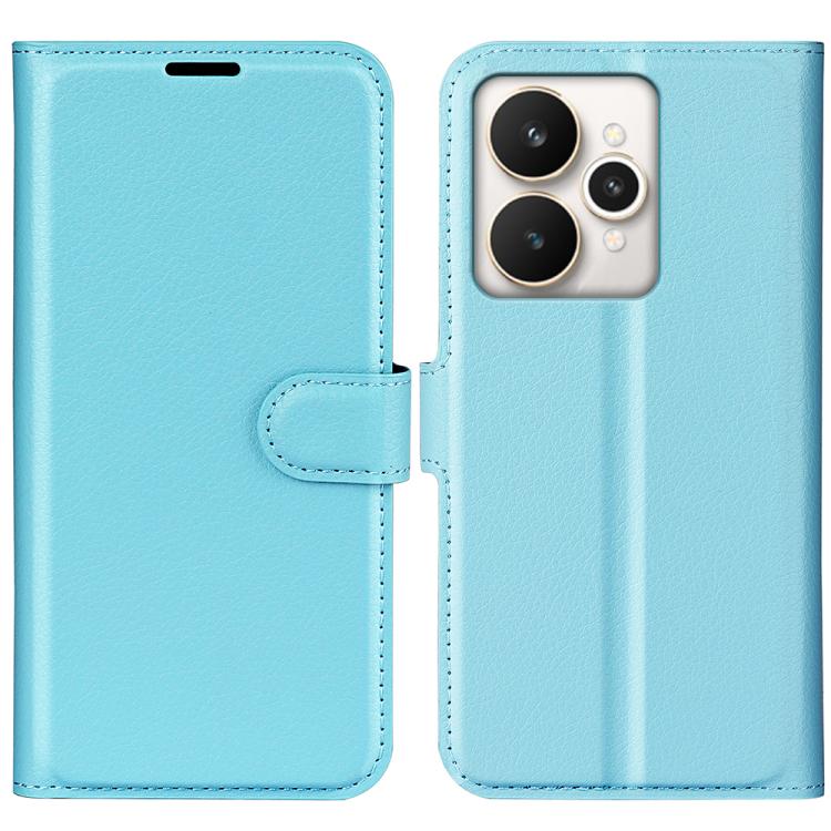 Litchi Texture Horizontal Flip Leather Phone Case with Holder, For Realme 13+ 5G, For Realme 13 Pro 5G, For Realme GT 6 5G, For Realme C85 5G / 15x 5G, For Realme 15 5G / 15 Pro 5G