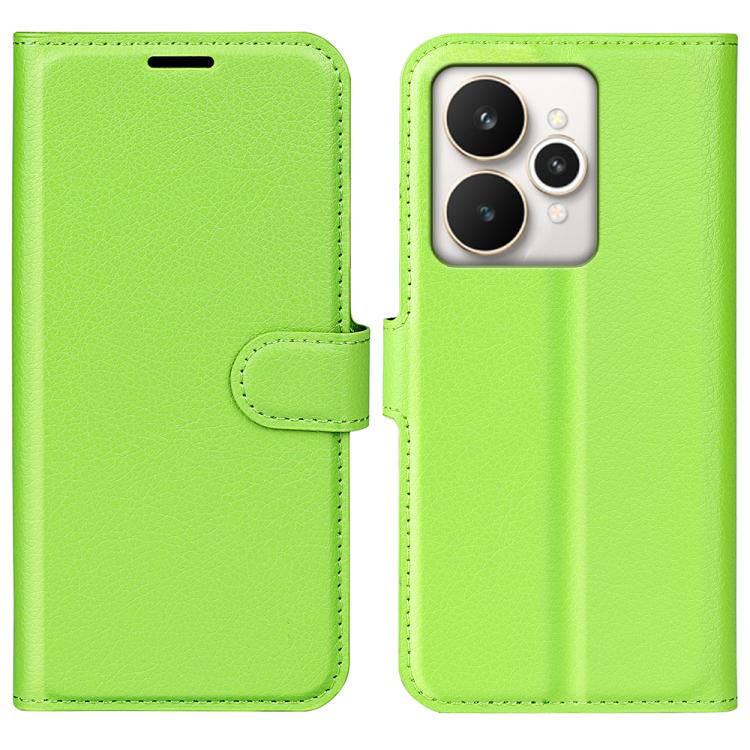 Litchi Texture Horizontal Flip Leather Phone Case with Holder, For Realme 13+ 5G, For Realme 13 Pro 5G, For Realme GT 6 5G, For Realme C85 5G / 15x 5G, For Realme 15 5G / 15 Pro 5G