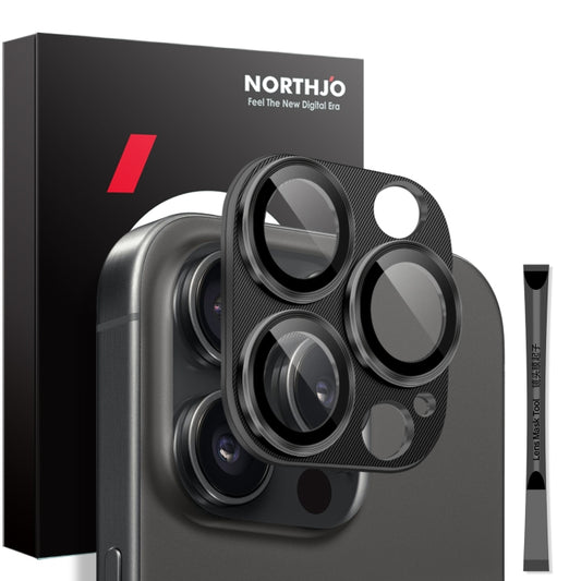 NORTHJO CD Vein Camera Lens Protector Tempered Glass Rear Lens Film, For iPhone 16 Pro / 16 Pro Max