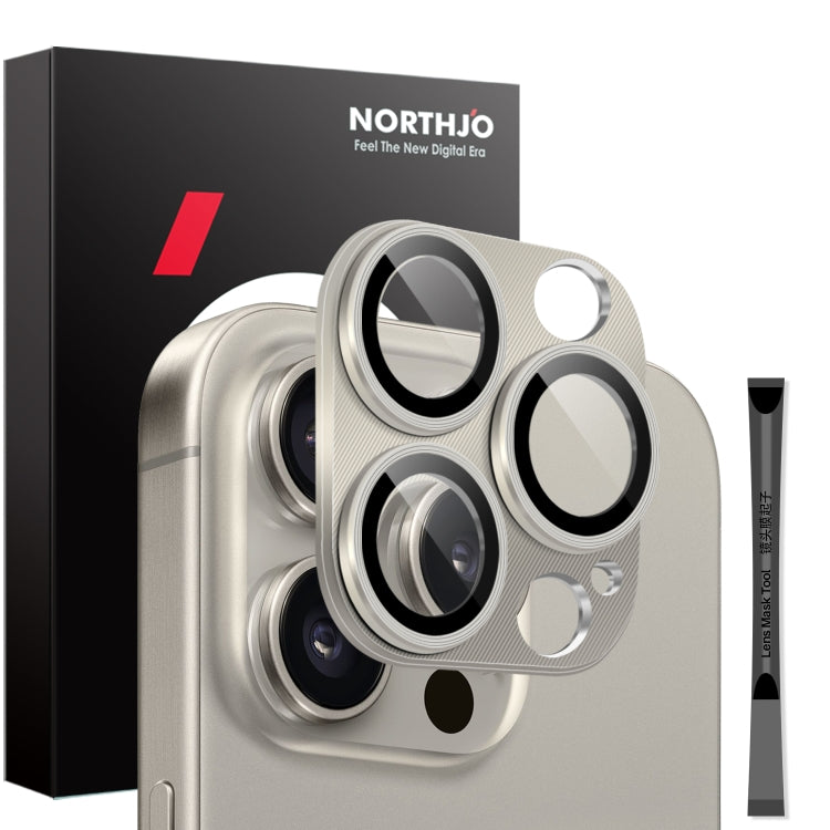 NORTHJO CD Vein Camera Lens Protector Tempered Glass Rear Lens Film, For iPhone 16 Pro / 16 Pro Max