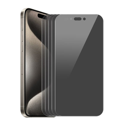 5pcs ENKAY Hat-Prince 28 Degree Anti-peeping Privacy Tempered Glass Film, For iPhone 18 Pro, For iPhone 18 Pro Max, For iPhone 17 Pro Max, For iPhone 17 Pro, For iPhone 17, For iPhone Air, For iPhone 16 Pro Max, For iPhone 16 Pro, For iPhone 16 Plus   ...