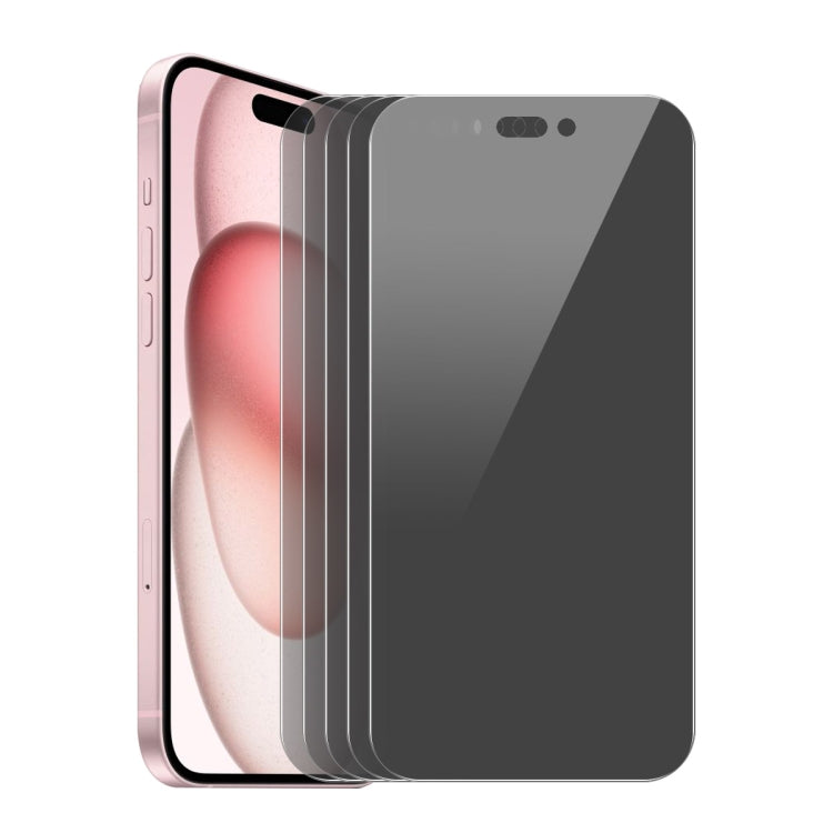 5pcs ENKAY Hat-Prince 28 Degree Anti-peeping Privacy Tempered Glass Film, For iPhone 18 Pro, For iPhone 18 Pro Max, For iPhone 17 Pro Max, For iPhone 17 Pro, For iPhone 17, For iPhone Air, For iPhone 16 Pro Max, For iPhone 16 Pro, For iPhone 16 Plus   ...