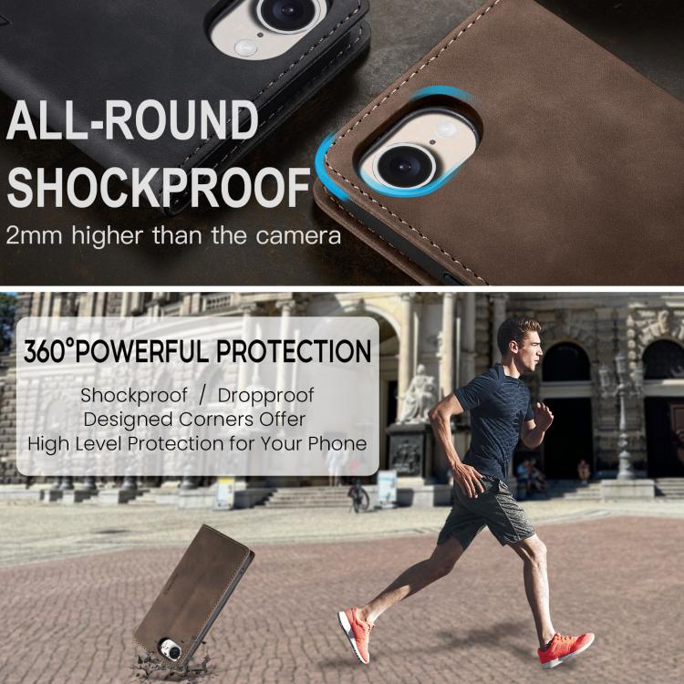 CaseMe 013 Multifunctional Horizontal Flip Leather Phone Case, For iPhone 17e / 16e, For iPhone 17 Pro Max, For iPhone 17 Pro, For iPhone 17, For iPhone Air, For iPhone 16 Pro Max, For iPhone 16 Pro, For iPhone 16 Plus, For iPhone 16