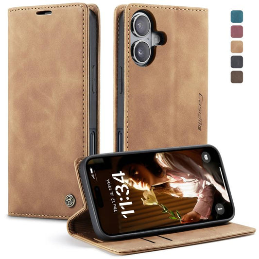CaseMe 013 Multifunctional Horizontal Flip Leather Phone Case, For iPhone Duo, For iPhone 17, For iPhone Air, For iPhone 16 Pro Max, For iPhone 16 Pro, For iPhone 16 Plus, For iPhone 16, For iPhone 18 Pro / 17 Pro, For iPhone 18 Pro Max / 17 Pro Max   ...