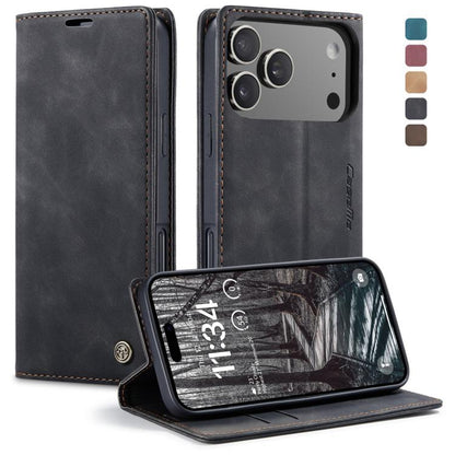 CaseMe 013 Multifunctional Horizontal Flip Leather Phone Case, For iPhone 17e / 16e, For iPhone 17 Pro Max, For iPhone 17 Pro, For iPhone 17, For iPhone Air, For iPhone 16 Pro Max, For iPhone 16 Pro, For iPhone 16 Plus, For iPhone 16