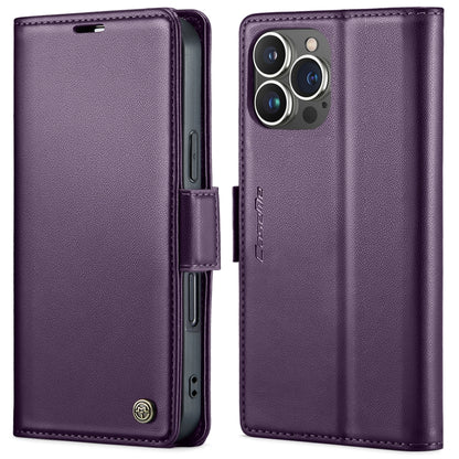 CaseMe 023 Butterfly Buckle Litchi Texture RFID Anti-theft Leather Phone Case