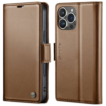 CaseMe 023 Butterfly Buckle Litchi Texture RFID Anti-theft Leather Phone Case