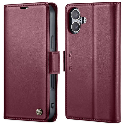 CaseMe 023 Butterfly Buckle Litchi Texture RFID Anti-theft Leather Phone Case