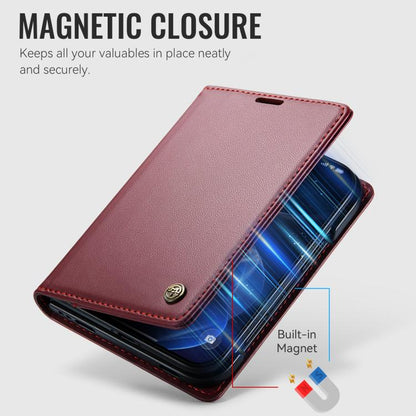 CaseMe 023 Butterfly Buckle Litchi Texture RFID Anti-theft Leather Phone Case, For iPhone Duo, For iPhone 17, For iPhone Air, For iPhone 16 Pro Max, For iPhone 16 Pro, For iPhone 16 Plus, For iPhone 16, For iPhone 18 Pro / 17 Pro                       ...