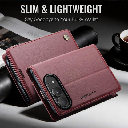 CaseMe 023 Butterfly Buckle Litchi Texture RFID Anti-theft Leather Phone Case, For iPhone Duo, For iPhone 17, For iPhone Air, For iPhone 16 Pro Max, For iPhone 16 Pro, For iPhone 16 Plus, For iPhone 16, For iPhone 18 Pro / 17 Pro                       ...