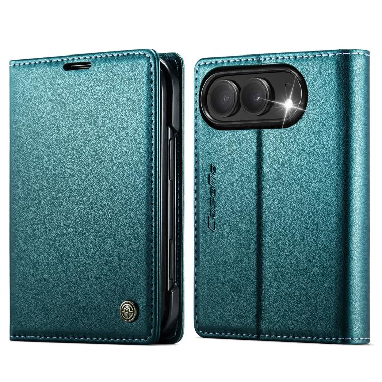 CaseMe 023 Butterfly Buckle Litchi Texture RFID Anti-theft Leather Phone Case, For iPhone Duo, For iPhone 17, For iPhone Air, For iPhone 16 Pro Max, For iPhone 16 Pro, For iPhone 16 Plus, For iPhone 16, For iPhone 18 Pro / 17 Pro                       ...