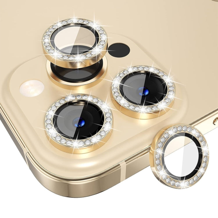 ENKAY AR Anti-reflection Individual Diamond Ring Camera Lens Glass Full Film, For iPhone 16 Pro / 16 Pro Max