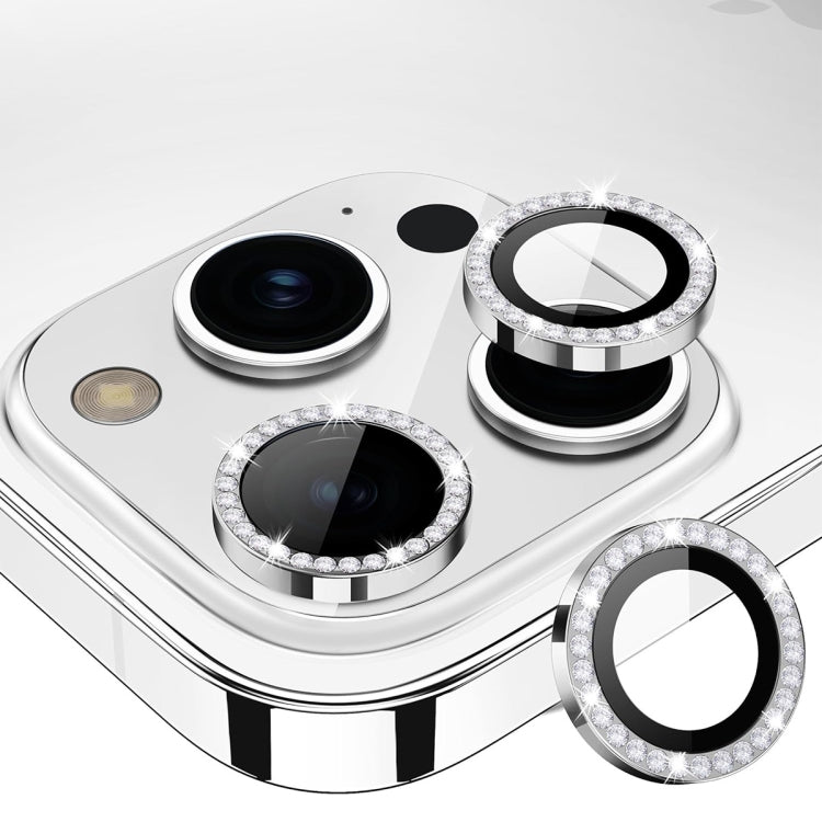 ENKAY AR Anti-reflection Individual Diamond Ring Camera Lens Glass Full Film, For iPhone 16 Pro / 16 Pro Max