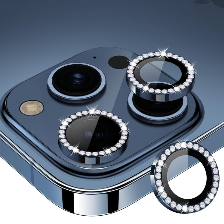 ENKAY AR Anti-reflection Individual Diamond Ring Camera Lens Glass Full Film, For iPhone 16 Pro / 16 Pro Max