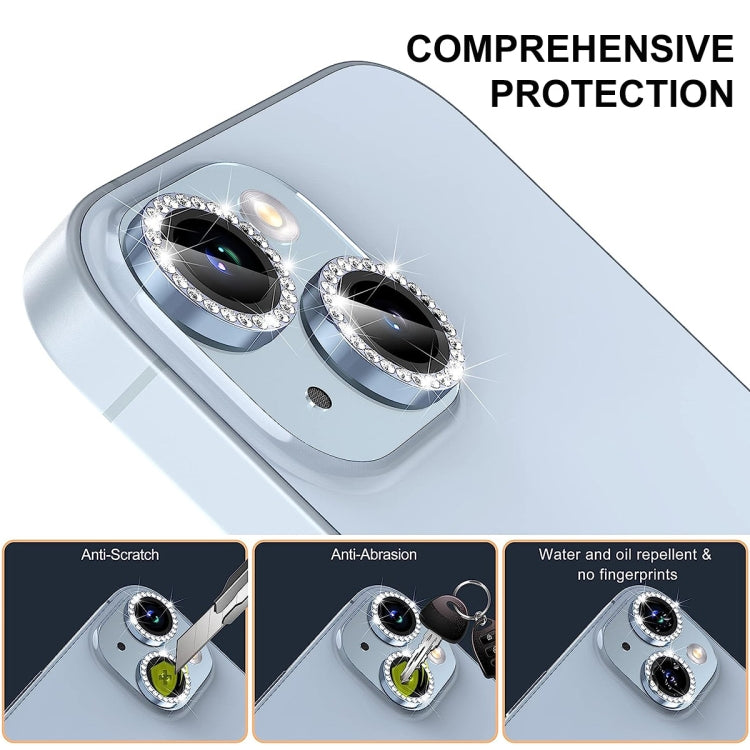 ENKAY AR Anti-reflection Individual Diamond Ring Camera Lens Glass Full Film, For iPhone 16 Pro / 16 Pro Max